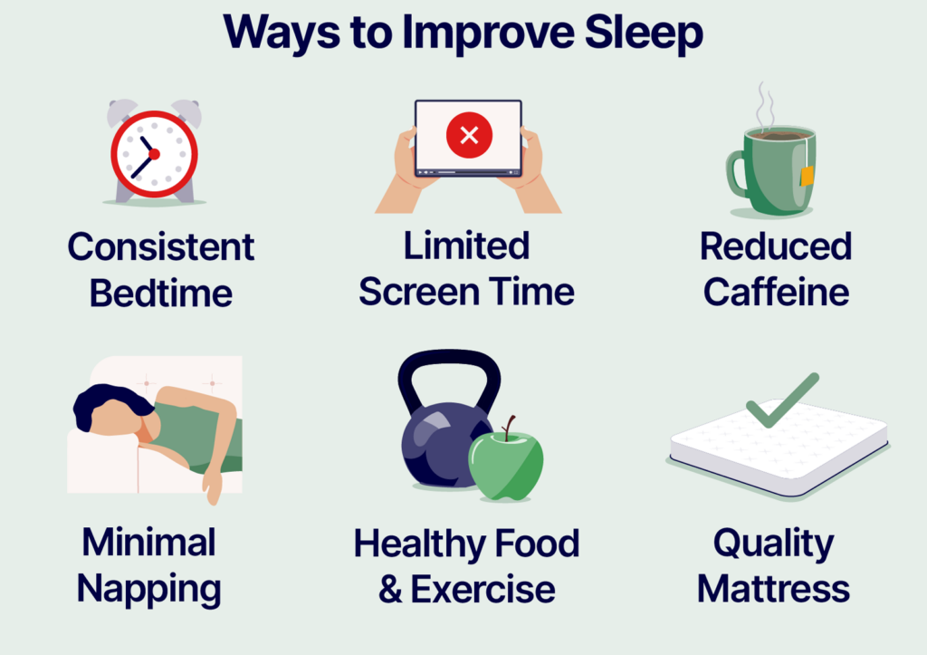 Ways to improve sleep