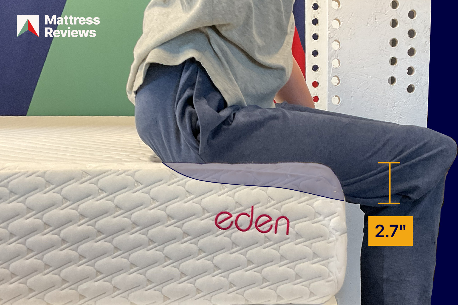 Photo of a mannequin sitting on the edge of the Dauphin Eden with 27