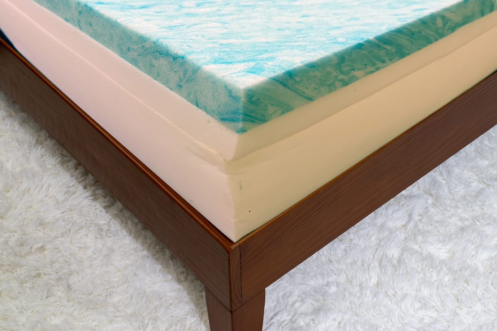 Silk & Snow mattress layers