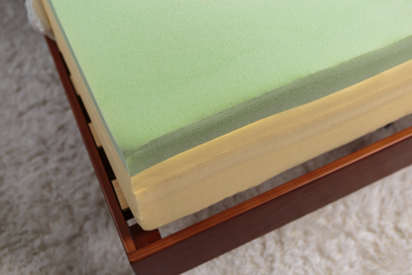 photo of Zinus Green Tea mattress layers